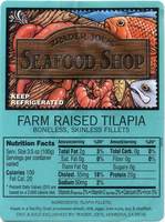 Farm Raised Tilapia - Boneless, Skinless Fillets