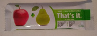 Apple Pear Fruit Bar - 1.2oz (35g)